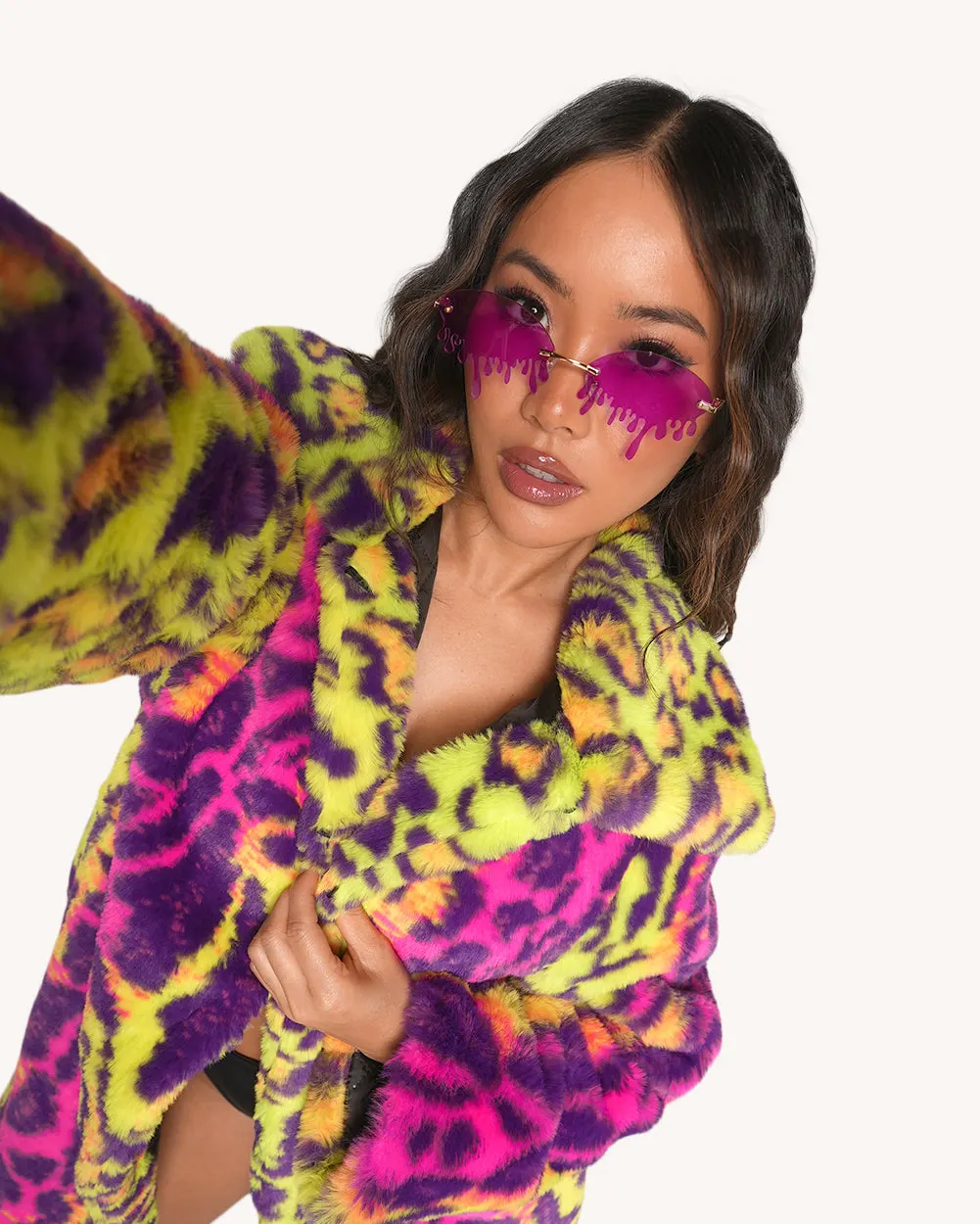 Party Animal Faux Fur Coat — Alternate view