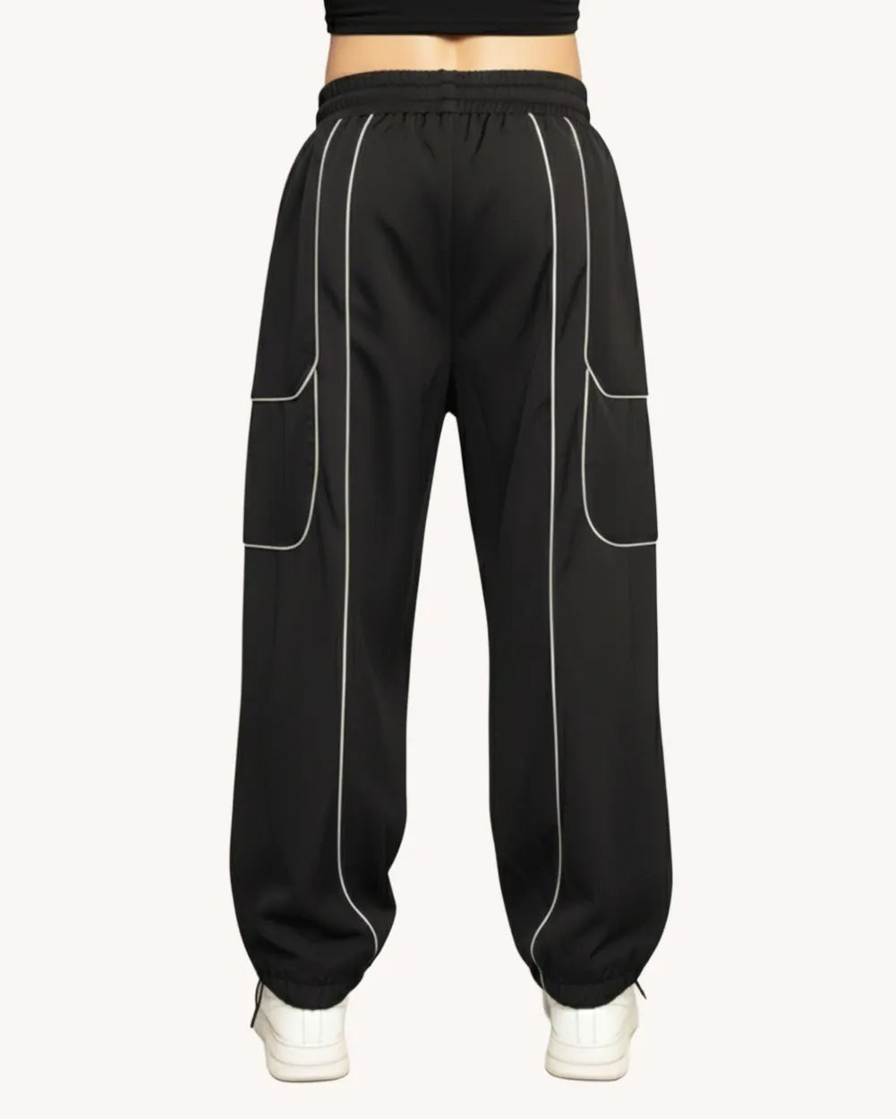 Deep Void Reflective Pants — Detail view