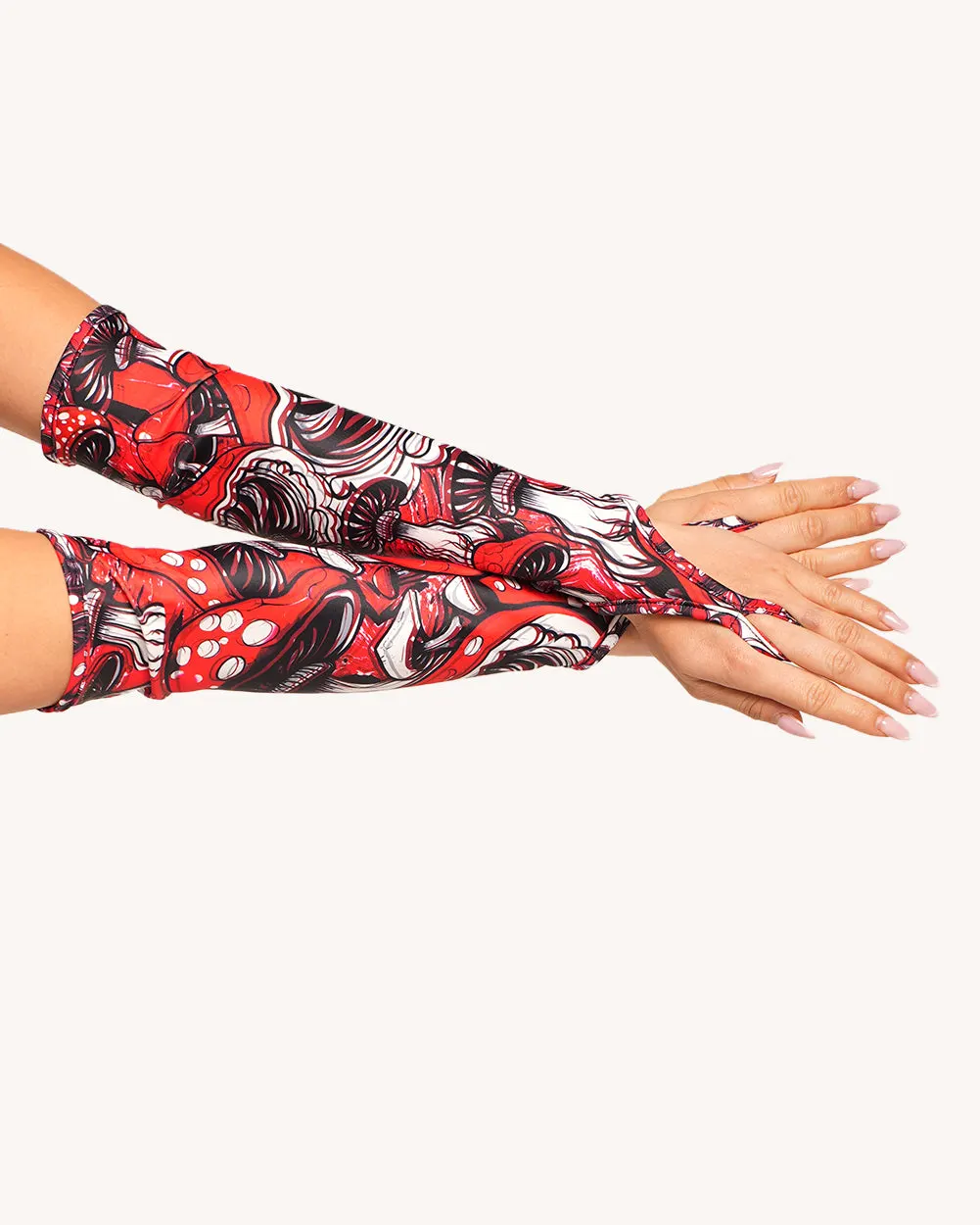 Secret of Life Mushroom Bodysuit with Sleeves — Alternate view