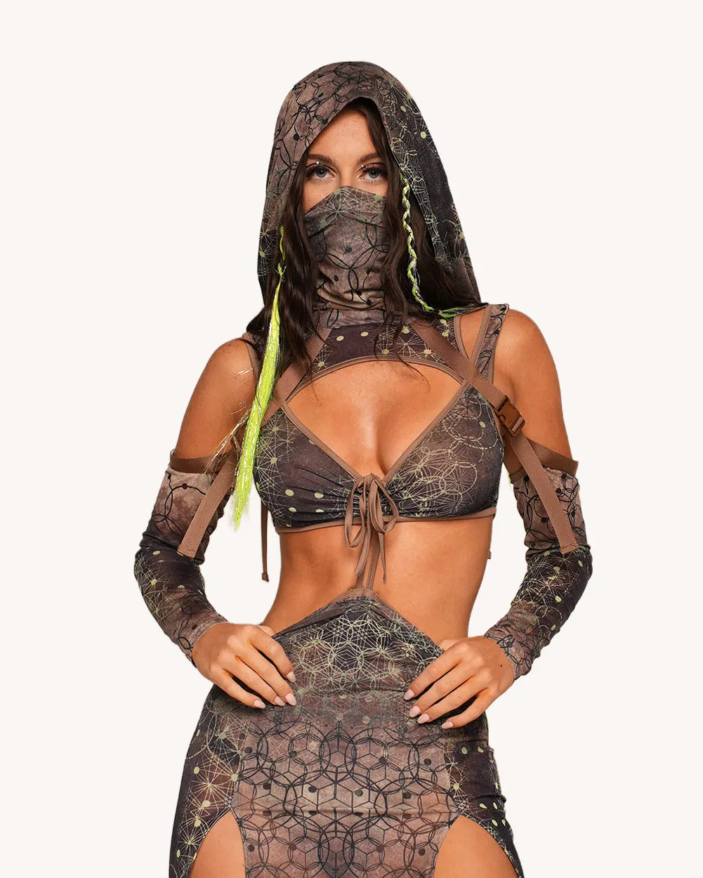 Raptor's Wake Dress — Alternate view
